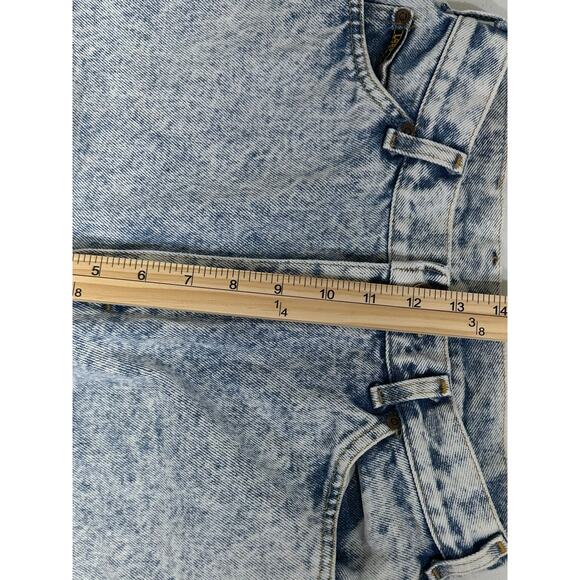 Vintage Womens Lee Jeans Size 26x28 Stonewash Tapered High Rise Rigid 80s - Picture 6 of 8